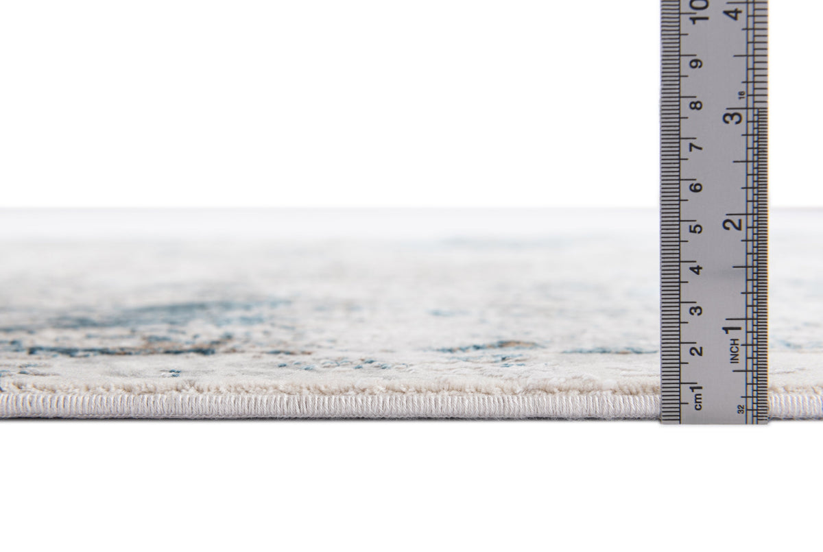 Rechteck Luxus Teppich Basel in Grau von Hadorn™ - Lifestyle Image