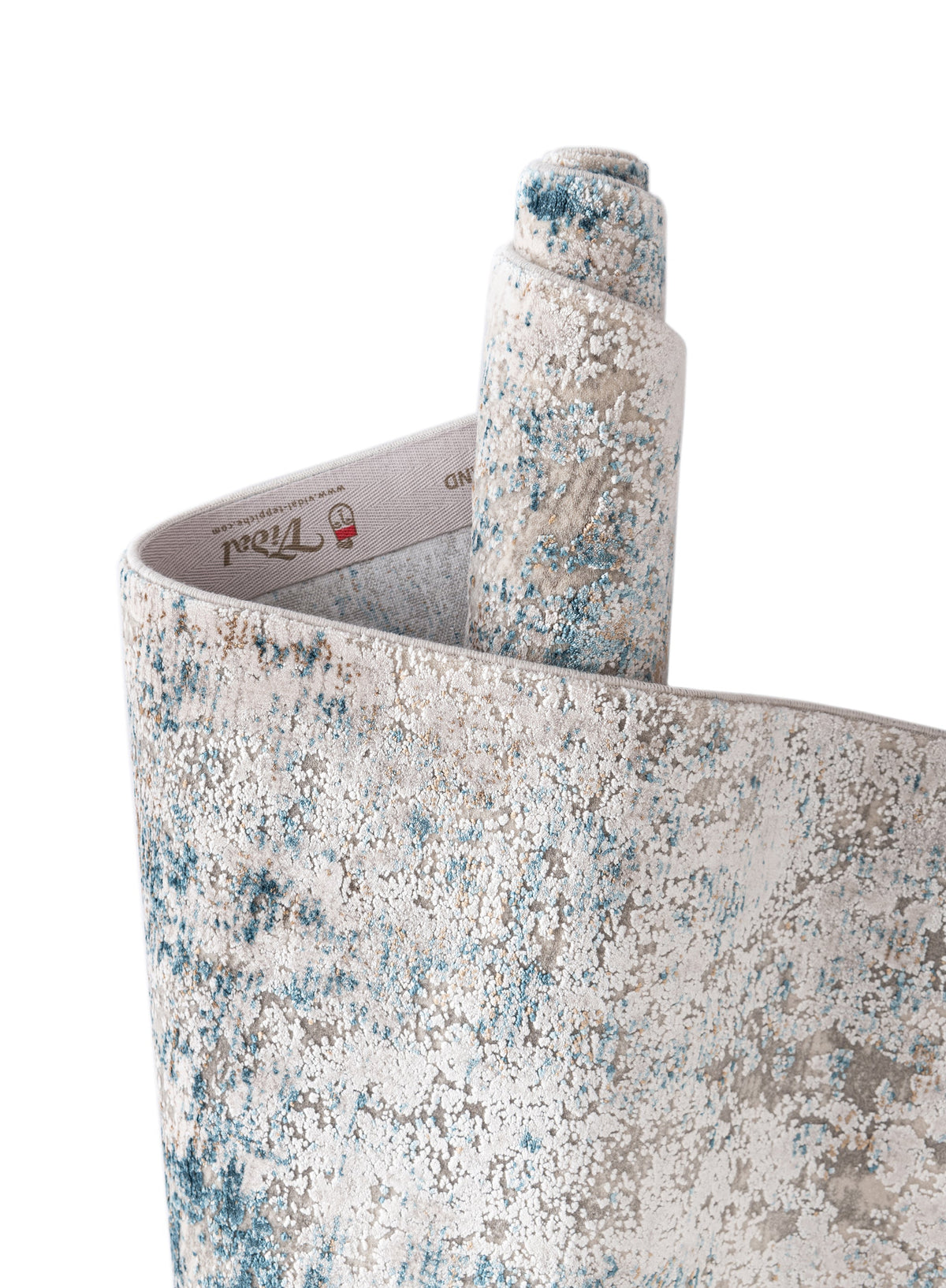 Rechteck Luxus Teppich Basel in Grau von Hadorn™ - Lifestyle Image