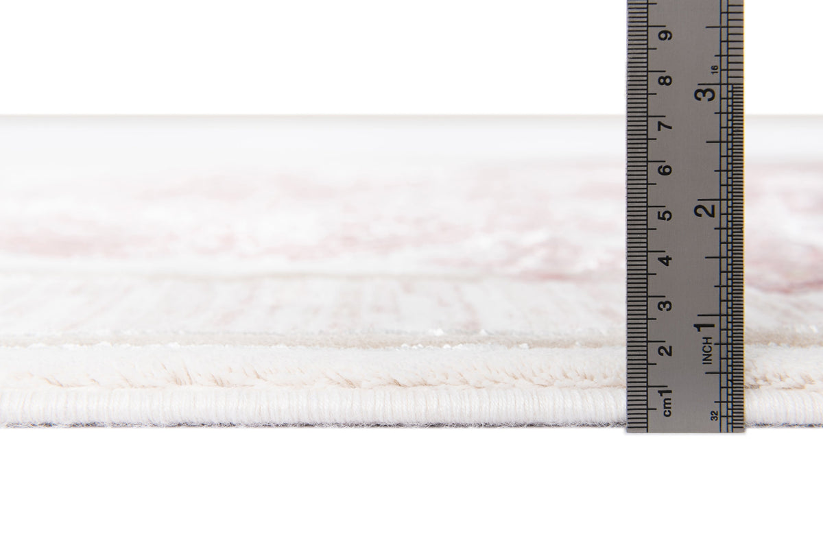 Oval Luxus Teppich Arosa in Rosa von Hadorn™ - Lifestyle Image
