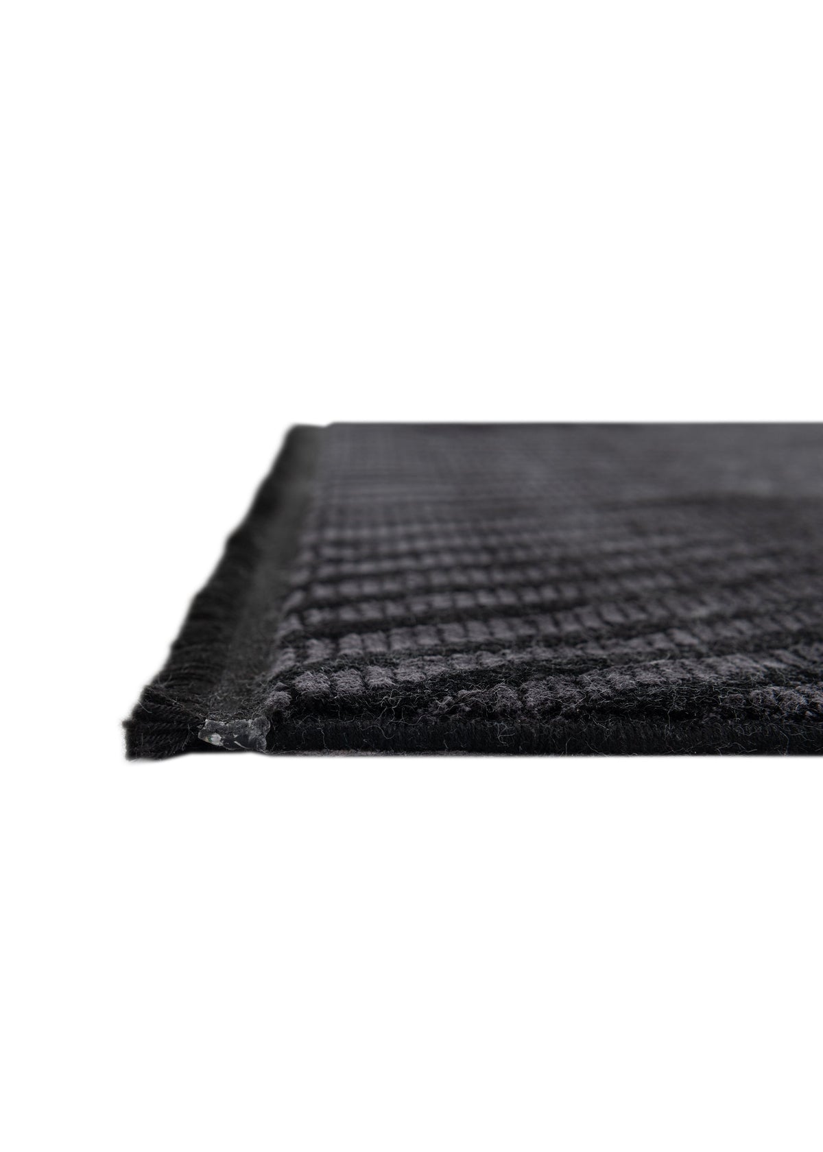 Rechteck Luxus Teppich Laax in Schwarz von Hadorn™ - Lifestyle Image