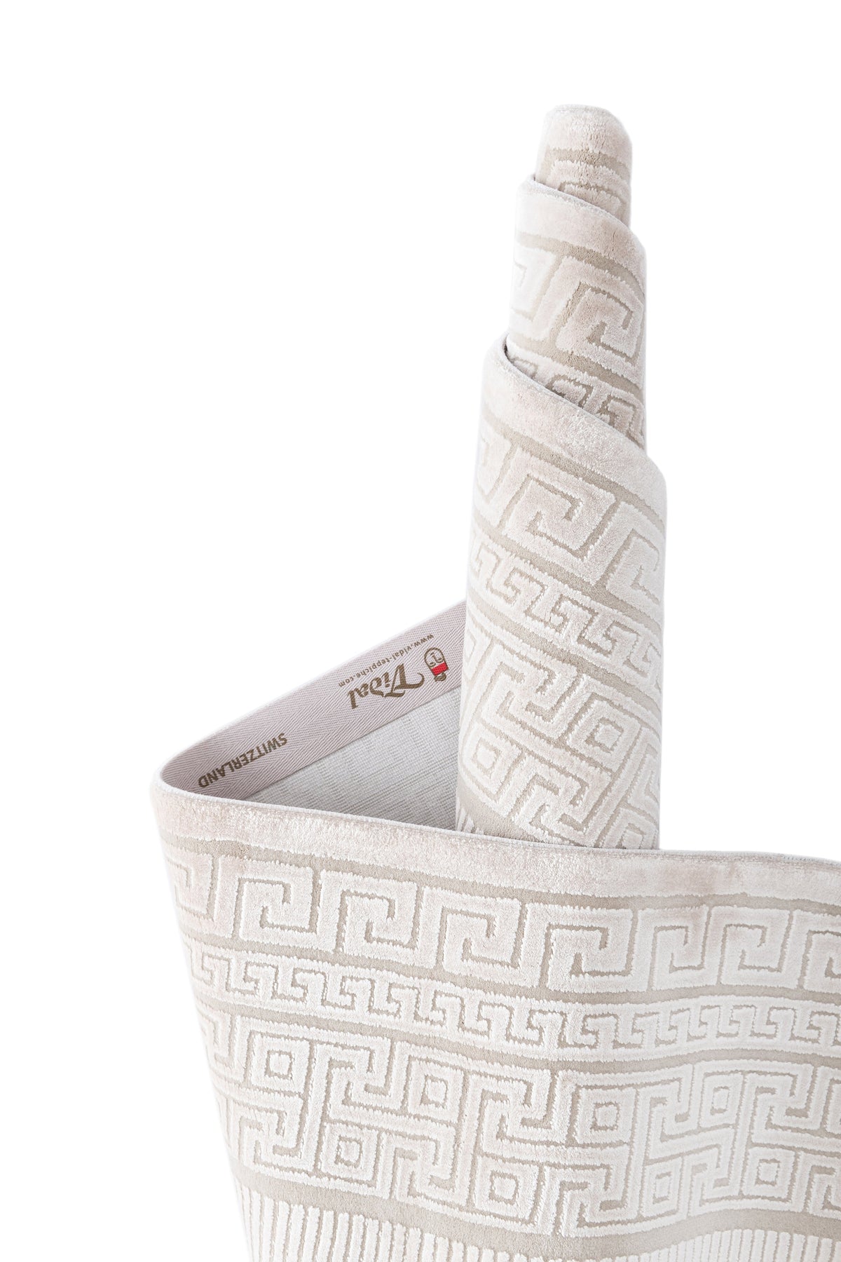 Rechteck Luxus Teppich Chiasso in Grau von Hadorn™ - Lifestyle Image