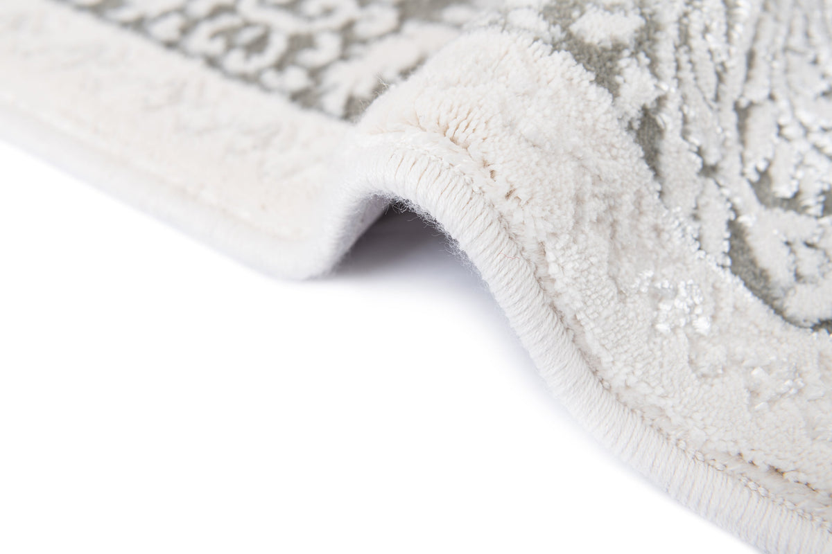 Rechteck Luxus Teppich Lausanne in Weiss von Hadorn™ - Lifestyle Image