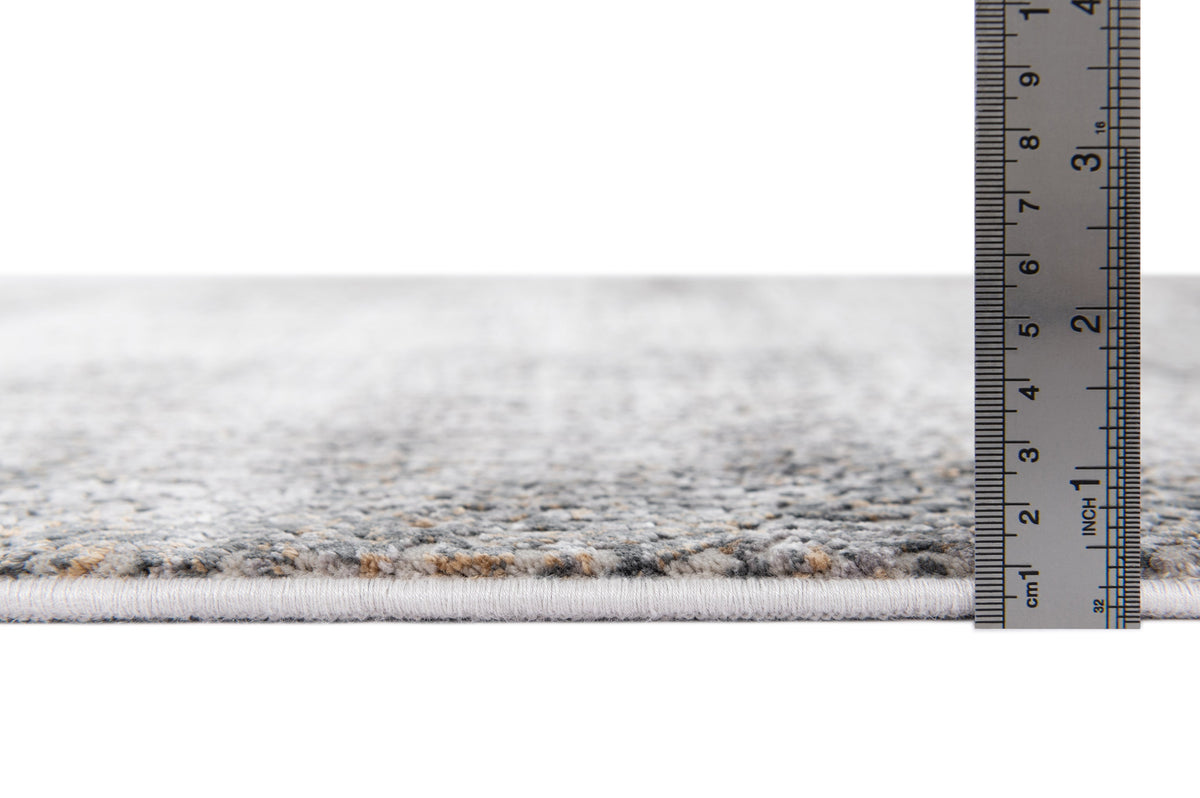 Rechteck Luxus Teppich Basel in Grau von Hadorn™ - Lifestyle Image