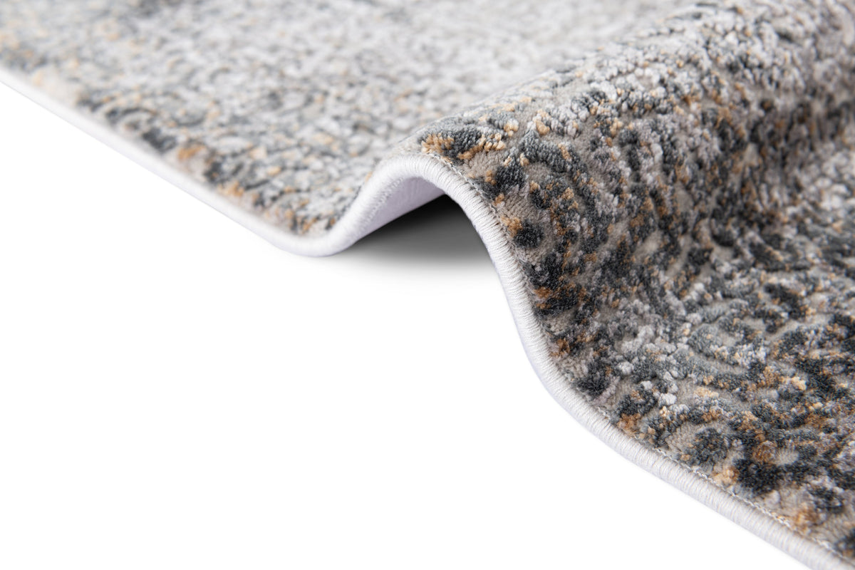 Rechteck Luxus Teppich Basel in Grau von Hadorn™ - Lifestyle Image