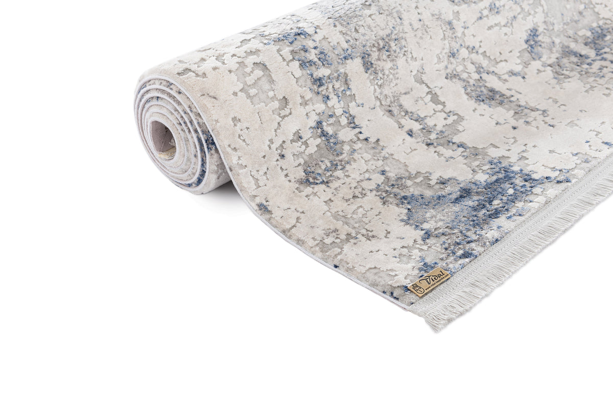 Rechteck Luxus Teppich Flims in Grau von Hadorn™ - Lifestyle Image