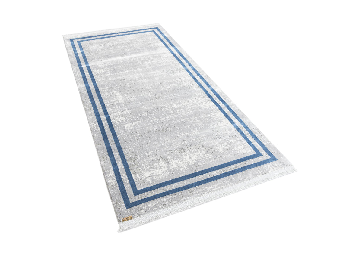 Rechteck Luxus Teppich Flims in Grau von Hadorn™ - Lifestyle Image
