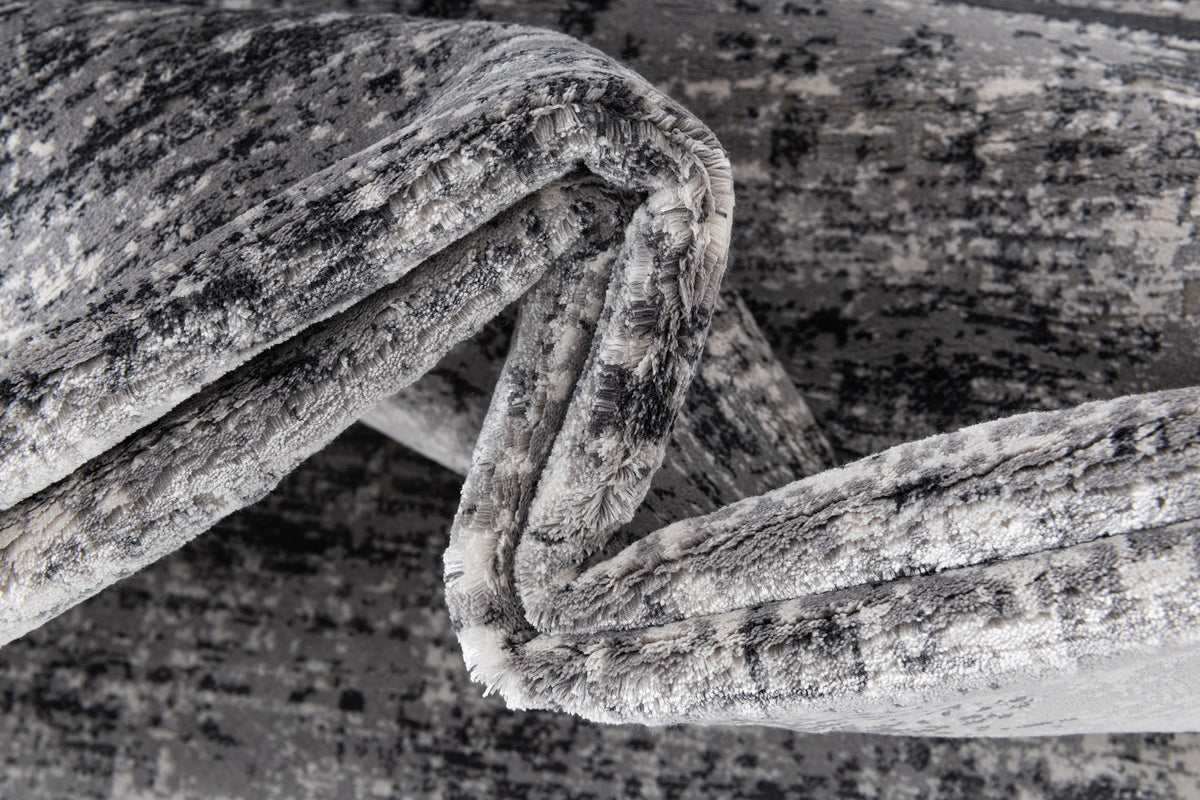 Rechteck Luxus Teppich Flims in Grau von Hadorn™ - Lifestyle Image