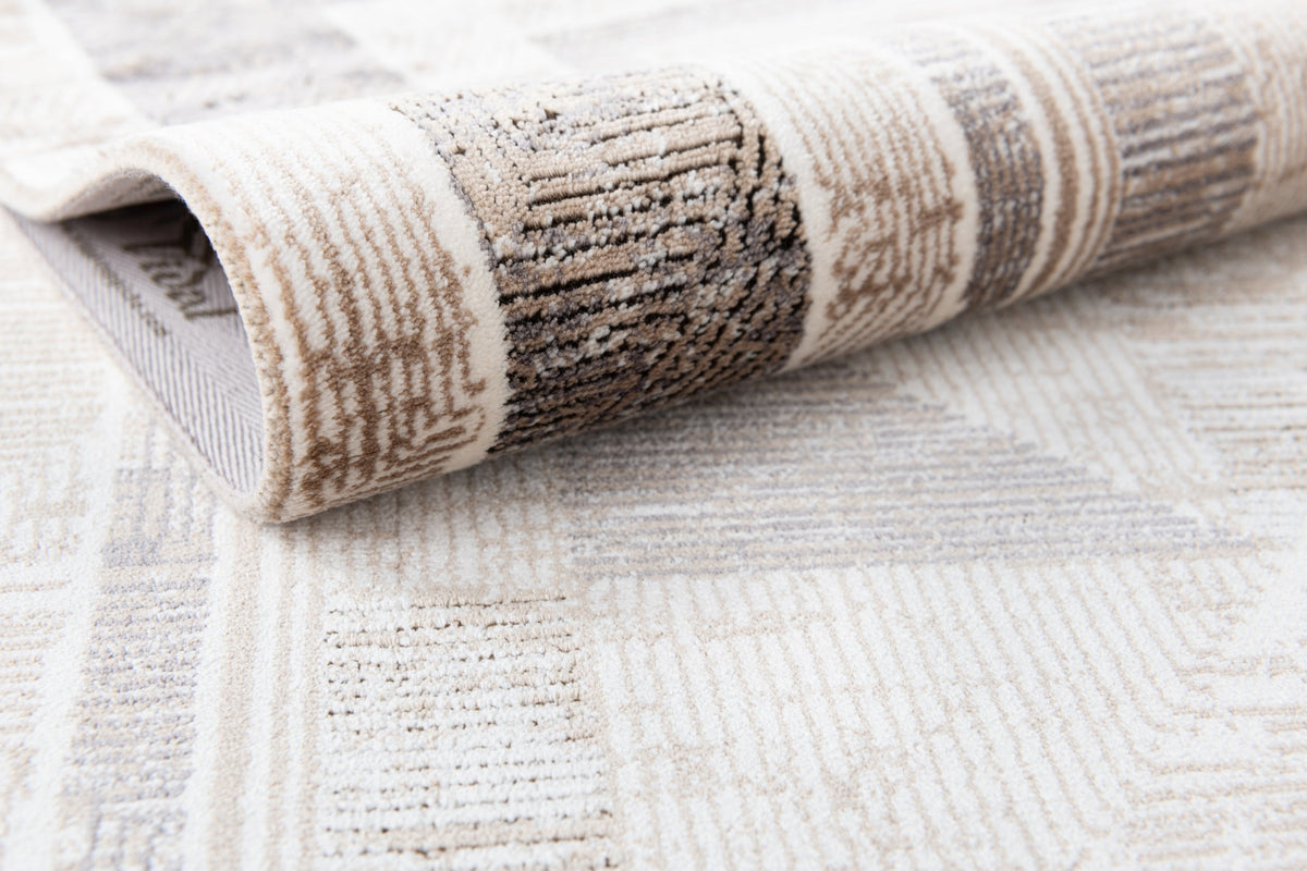 Rechteck Luxus Teppich Airolo in Creme von Hadorn™ - Lifestyle Image