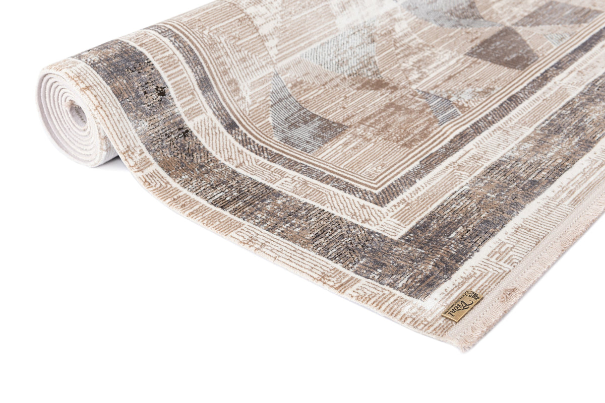 Rechteck Luxus Teppich Airolo in Creme von Hadorn™ - Lifestyle Image