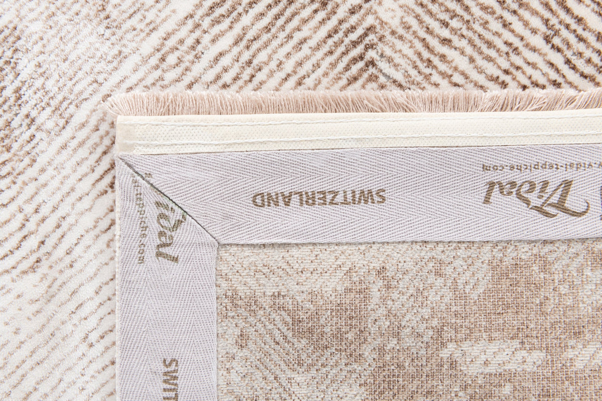 Rechteck Luxus Teppich Airolo in Creme von Hadorn™ - Lifestyle Image