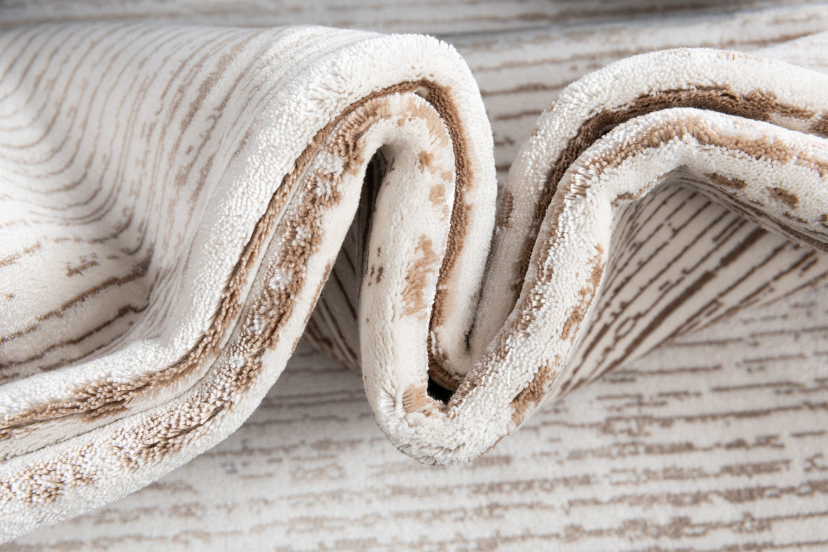 Rechteck Luxus Teppich Airolo in Creme von Hadorn™ - Lifestyle Image