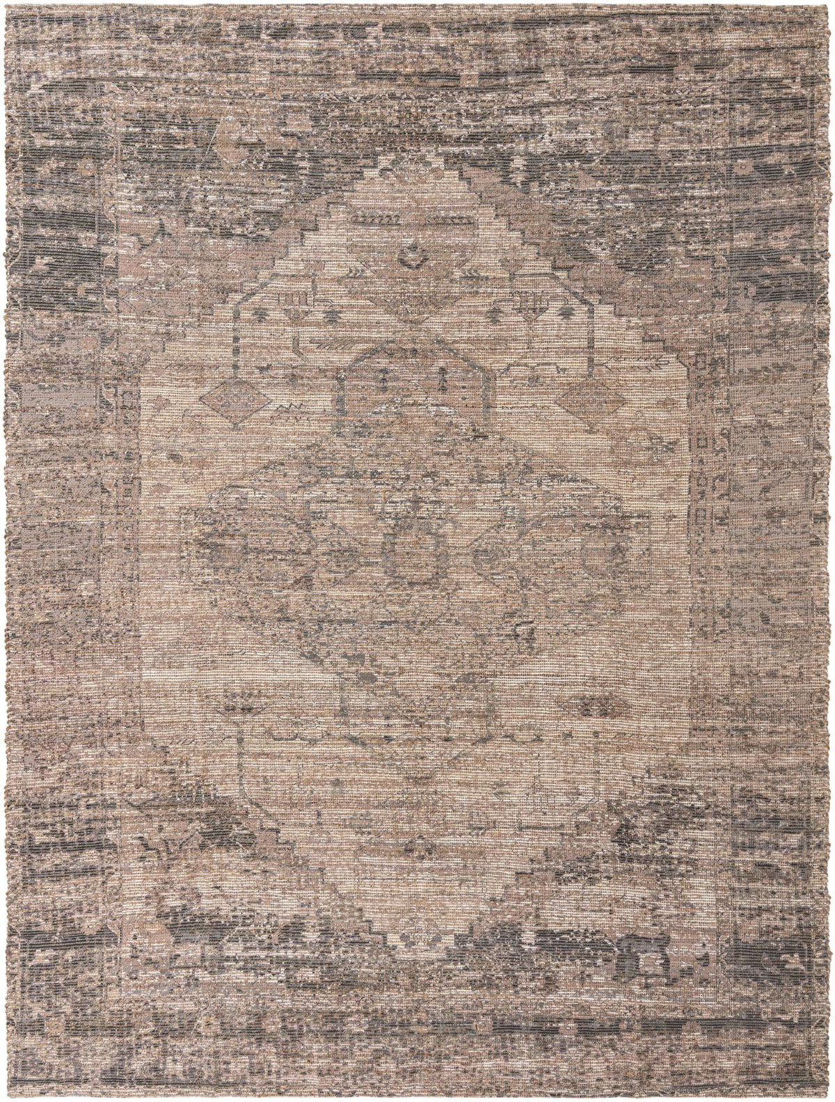 Kunstfaser Teppich Chenille Jute in Natürlich von Hadorn™ - Lifestyle Image