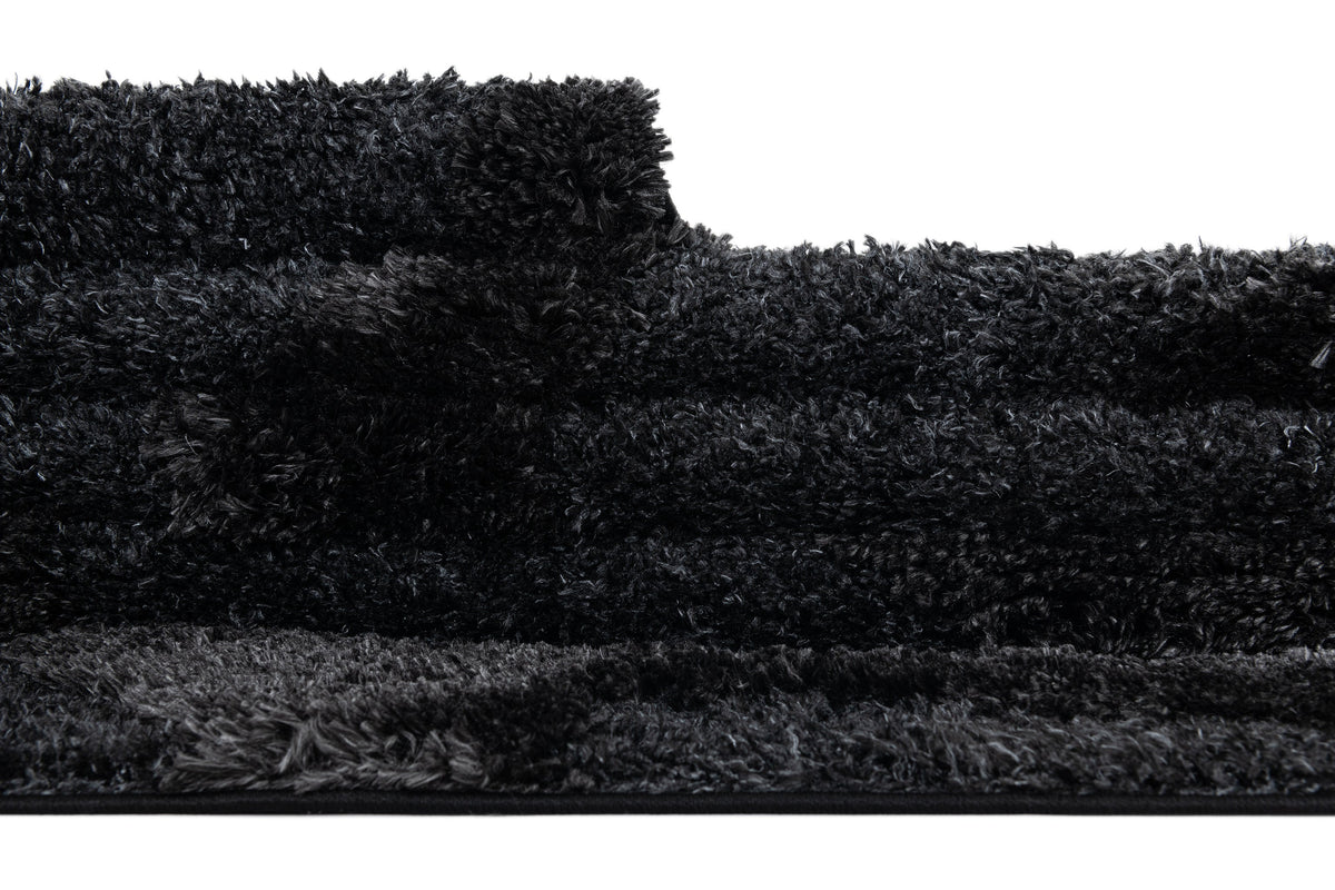 Rechteck Teppich Thun Arbor in Schwarz von Hadorn™ - Lifestyle Image