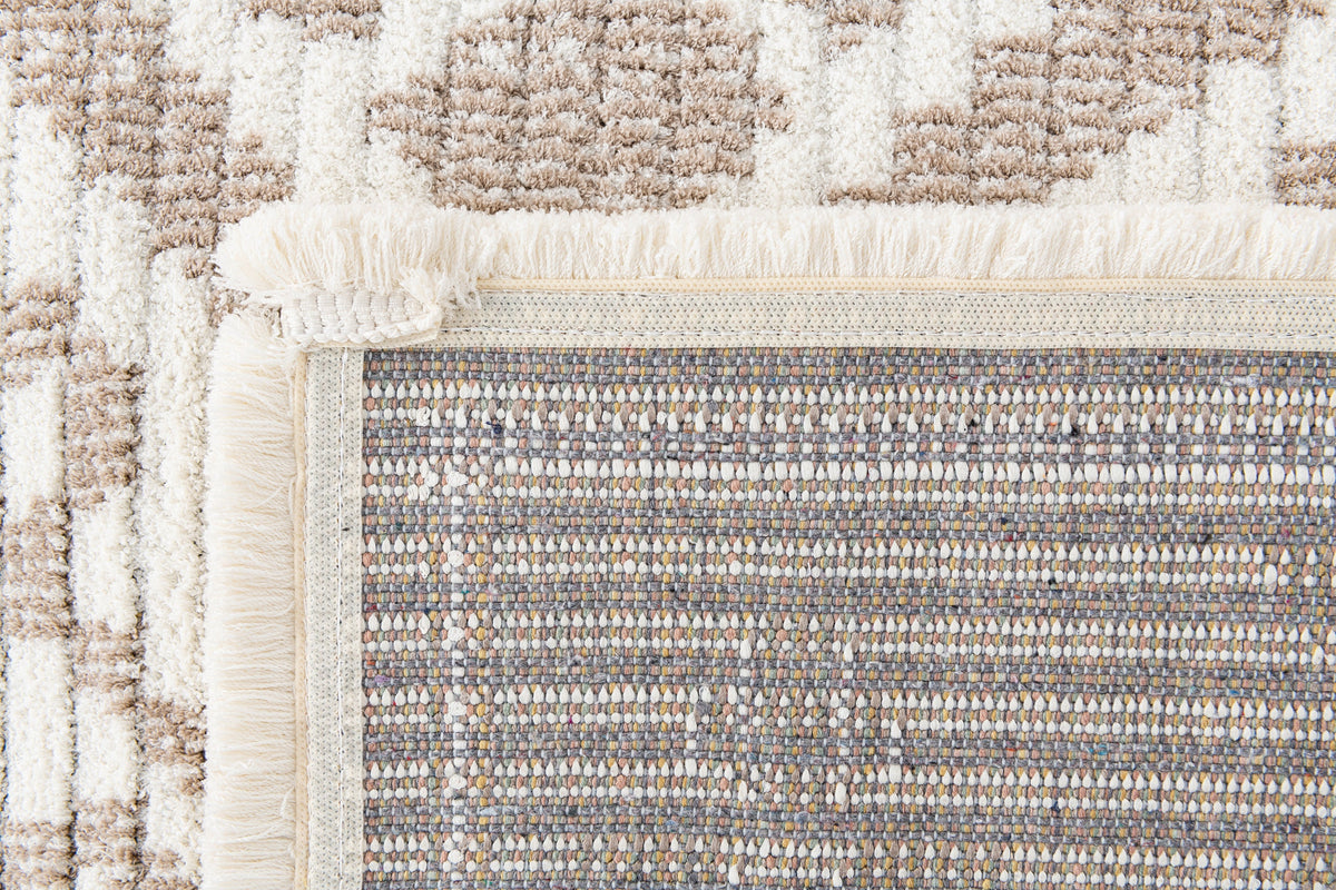 Rechteck Teppich St. Gallen Folklore in Weiss von Hadorn™ - Lifestyle Image