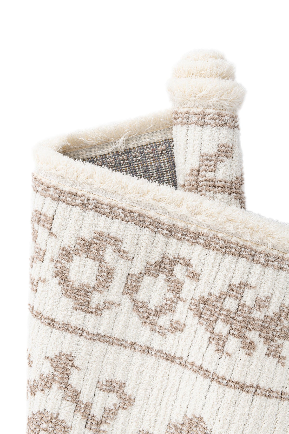 Rechteck Teppich St. Gallen Folklore in Weiss von Hadorn™ - Lifestyle Image