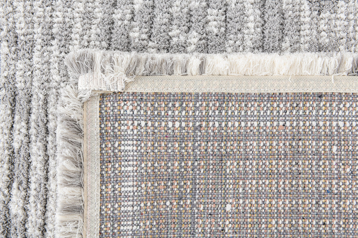 Rechteck Teppich St. Gallen Folklore in Grau von Hadorn™ - Lifestyle Image