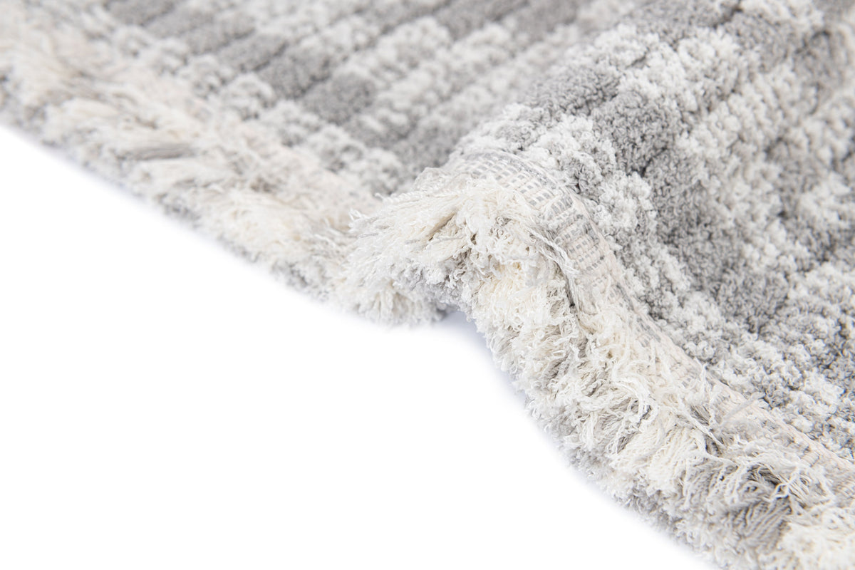 Rechteck Teppich St. Gallen Folklore in Grau von Hadorn™ - Lifestyle Image