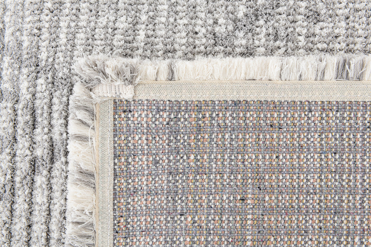 Rechteck Teppich St. Gallen Folklore in Grau von Hadorn™ - Lifestyle Image