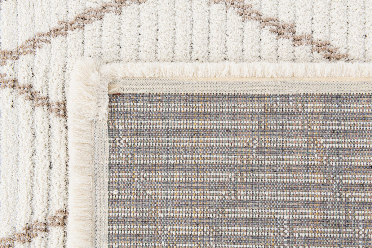 Rechteck Teppich St. Gallen Folklore in Weiss von Hadorn™ - Lifestyle Image