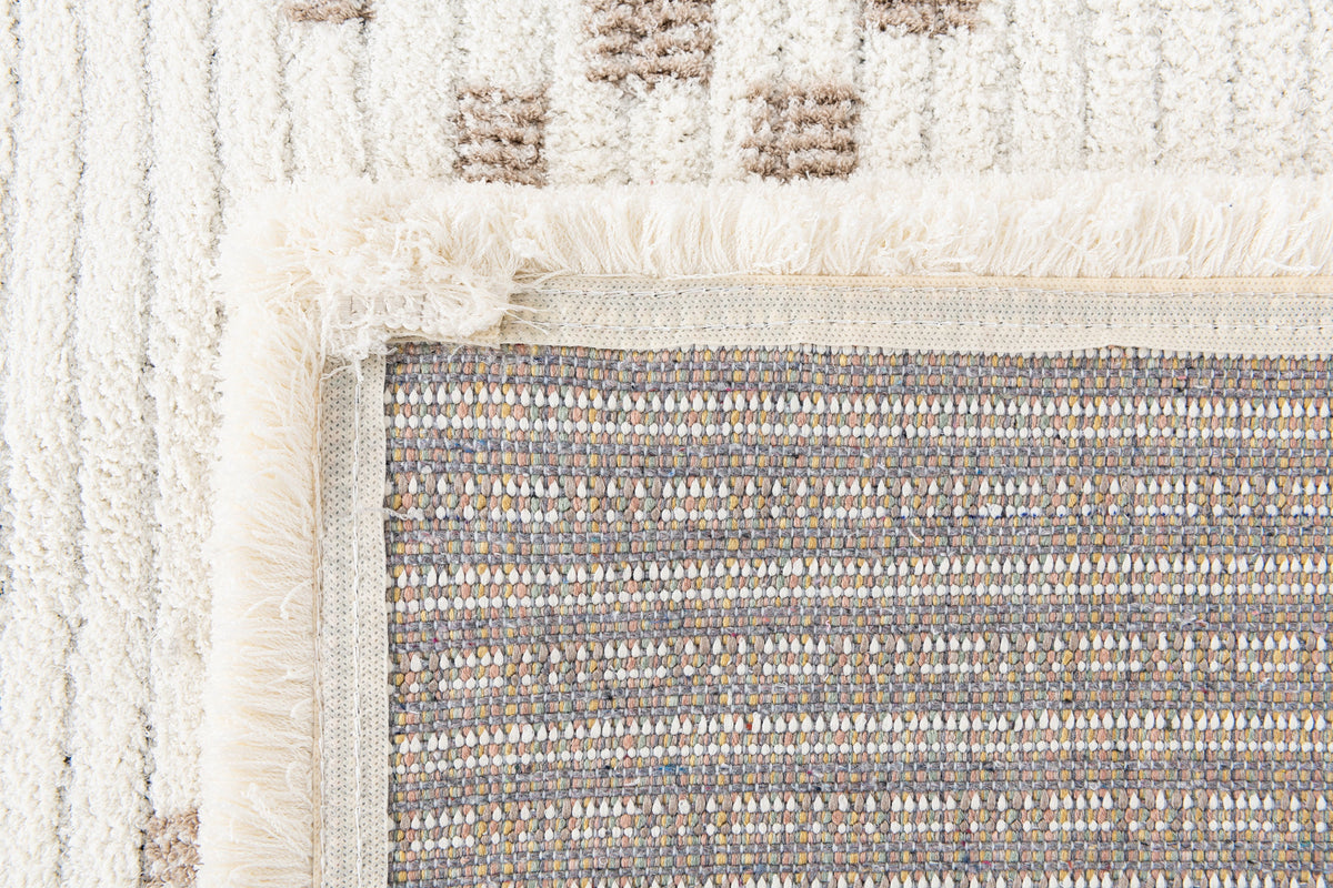 Rechteck Teppich St. Gallen Folklore in Weiss von Hadorn™ - Lifestyle Image