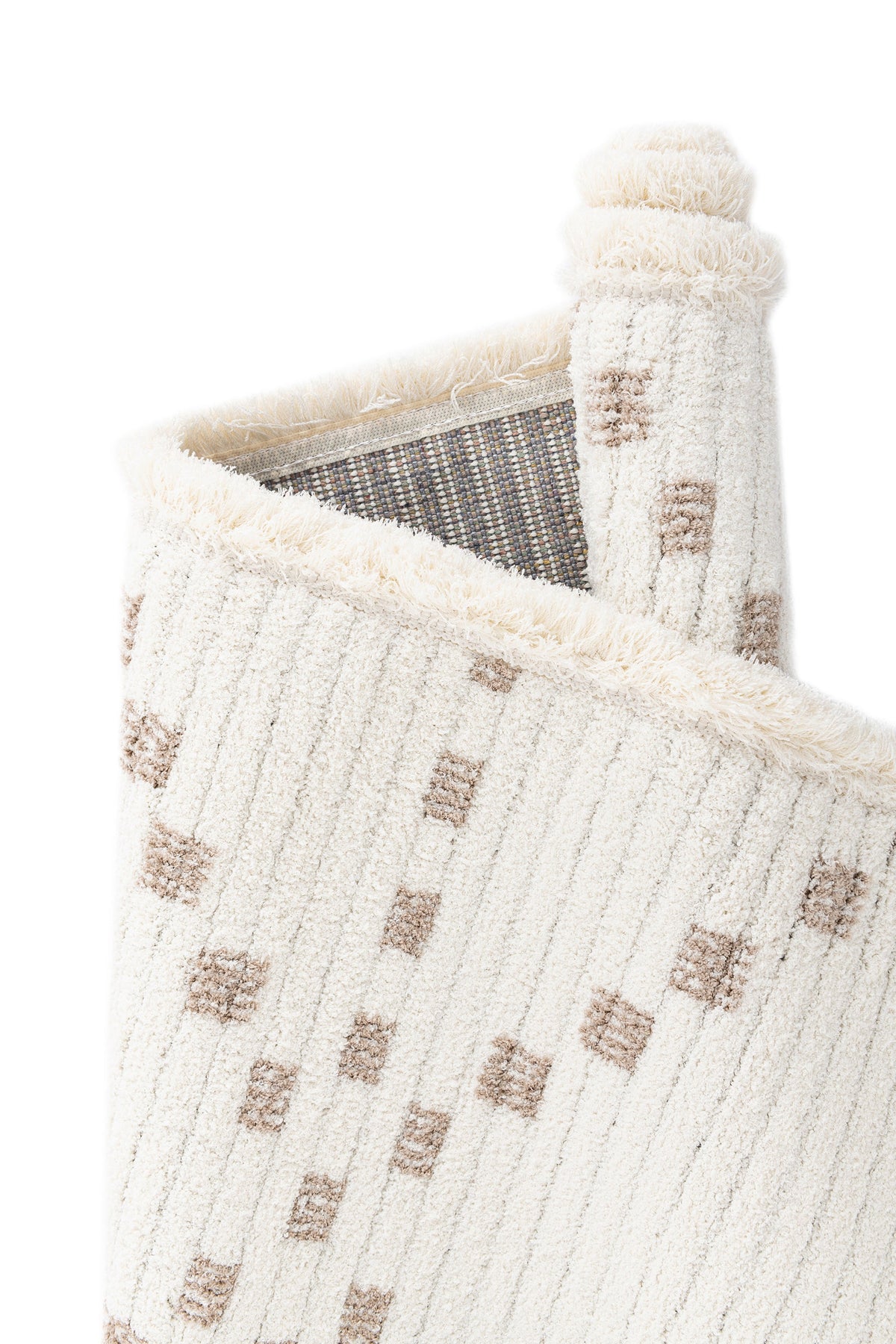 Rechteck Teppich St. Gallen Folklore in Weiss von Hadorn™ - Lifestyle Image