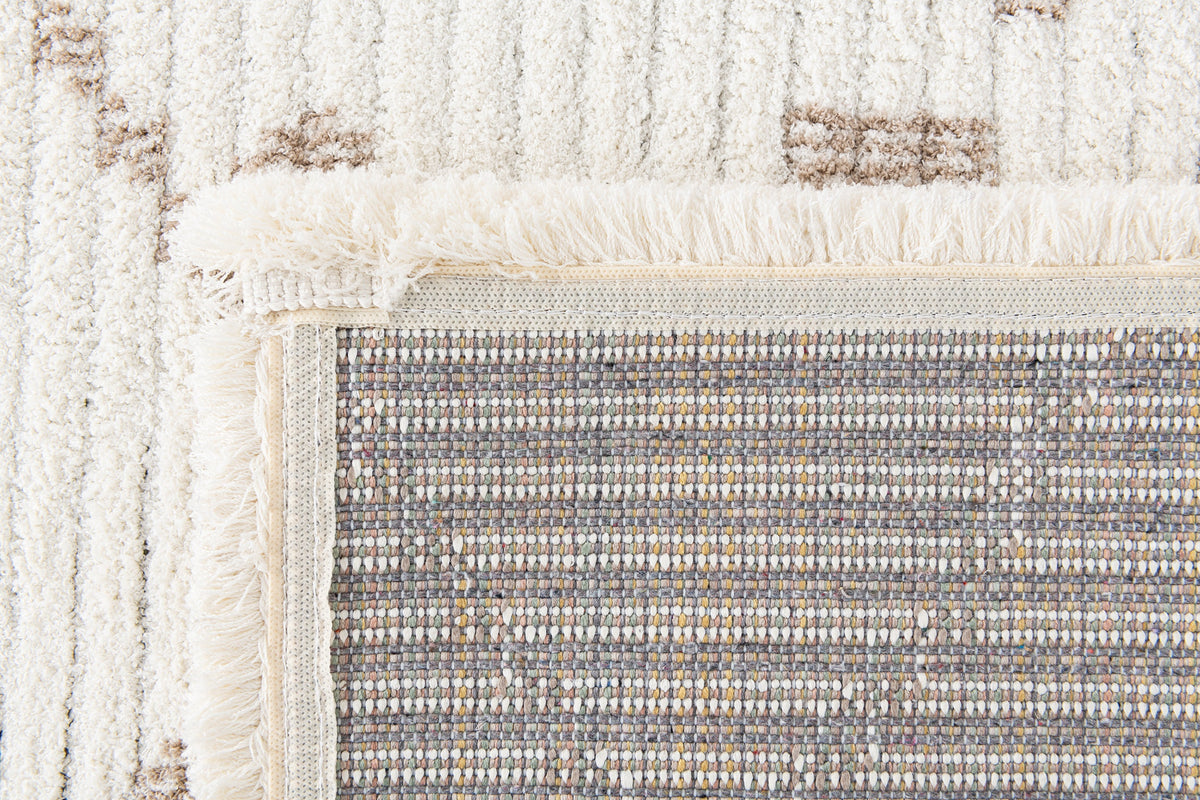 Rechteck Teppich St. Gallen Folklore in Weiss von Hadorn™ - Lifestyle Image