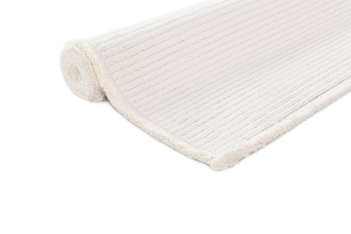 Rechteck Teppich St. Gallen Folklore in Weiss von Hadorn™ - Lifestyle Image