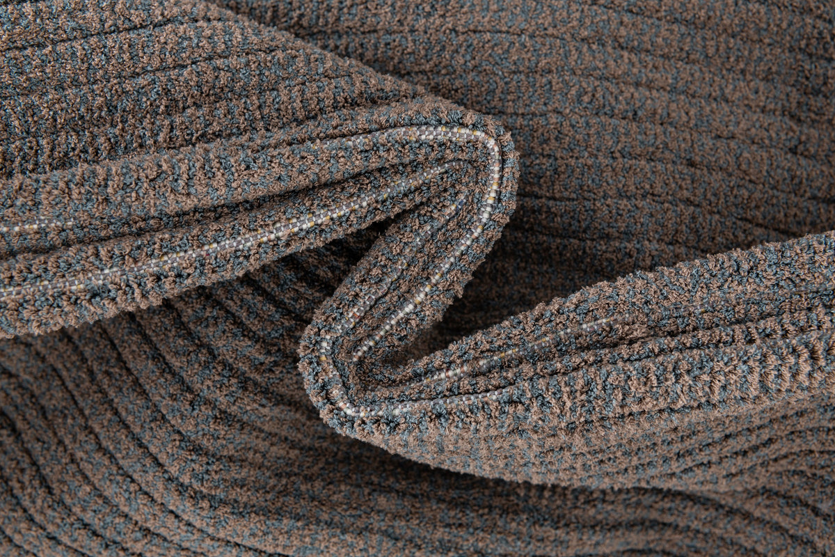 Rechteck Teppich St. Gallen Solid in Grau von Hadorn™ - Lifestyle Image