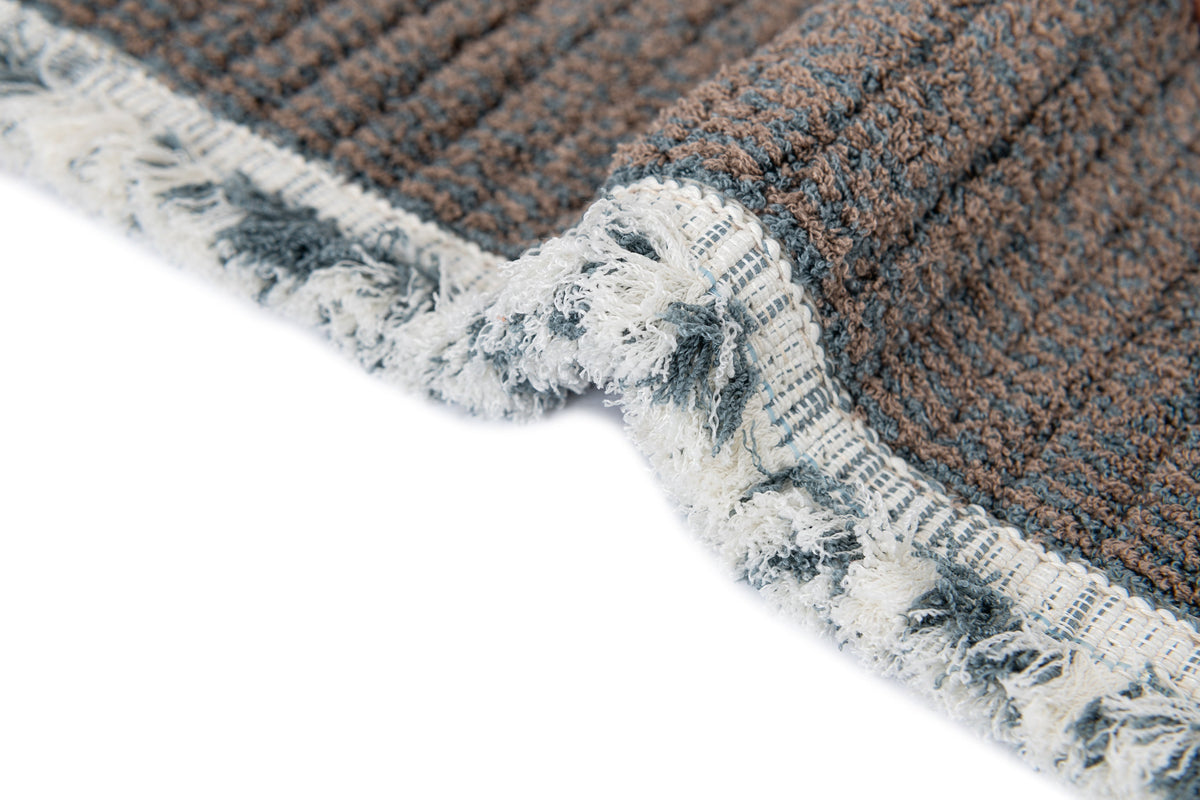 Rechteck Teppich St. Gallen Solid in Grau von Hadorn™ - Lifestyle Image