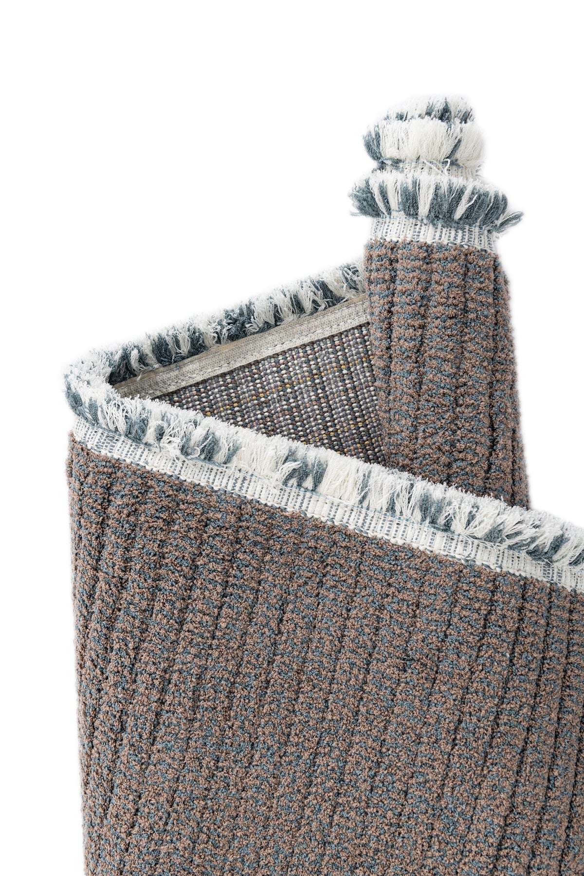 Rechteck Teppich St. Gallen Solid in Grau von Hadorn™ - Lifestyle Image