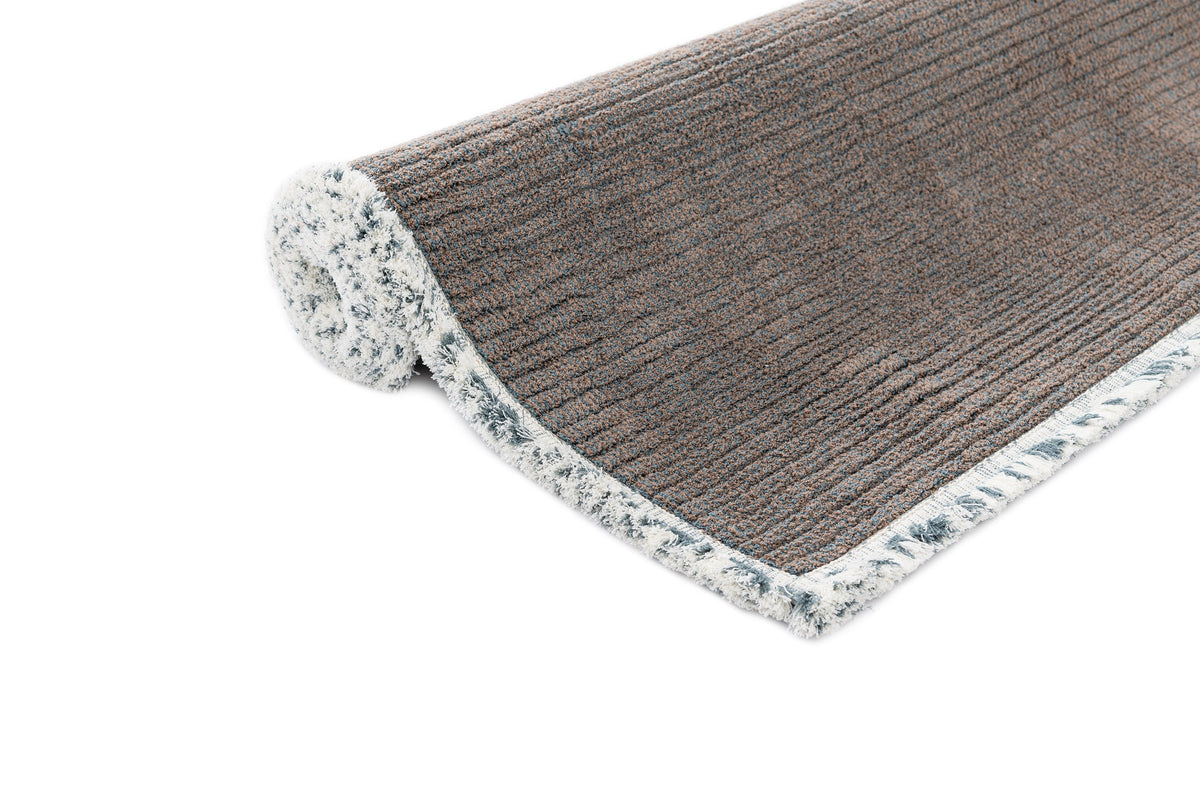 Rechteck Teppich St. Gallen Solid in Grau von Hadorn™ - Lifestyle Image