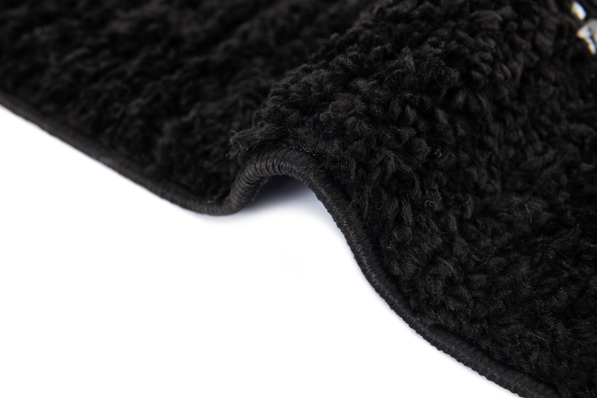 Rechteck Teppich Frauenfeld Vaiana in Schwarz von Hadorn™ - Lifestyle Image
