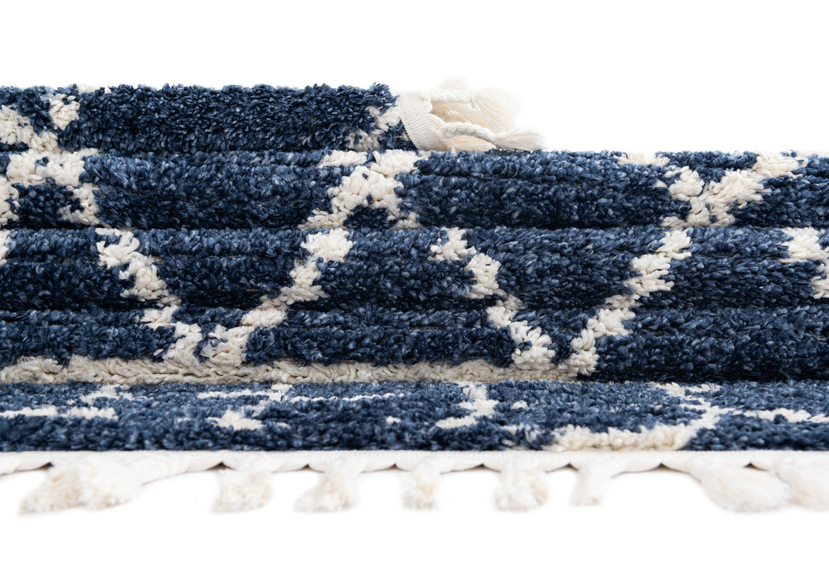 Rechteck Teppich Frauenfeld Diamond in Blau von Hadorn™ - Lifestyle Image