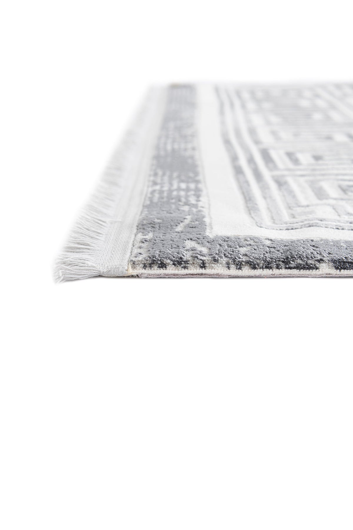 Rechteck Luxus Teppich Montreux in Hellgrau von Hadorn™ - Lifestyle Image