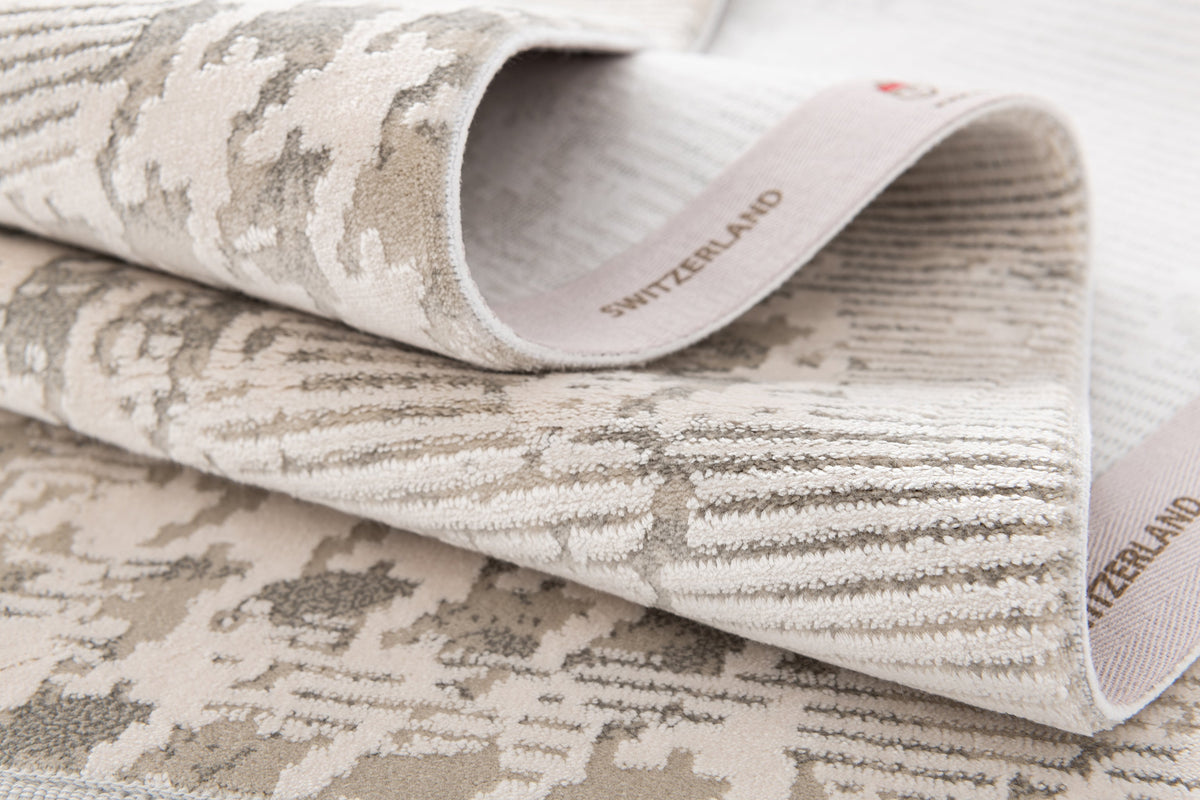 Rechteck Luxus Teppich Chiasso in Creme von Hadorn™ - Lifestyle Image