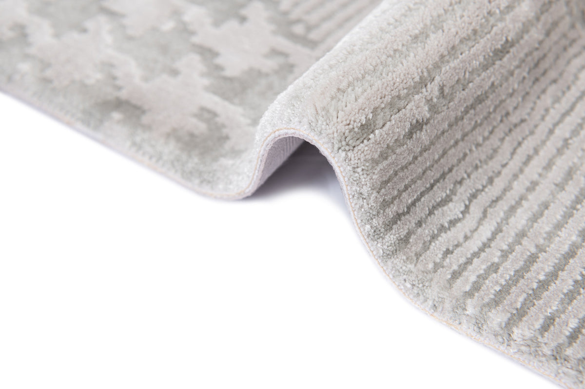Rechteck Luxus Teppich Chiasso in Grau von Hadorn™ - Lifestyle Image