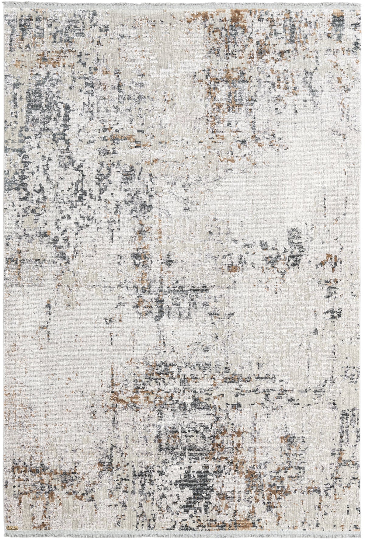 Rechteck Luxus Teppich Basel in Grau von Hadorn™ - Lifestyle Image