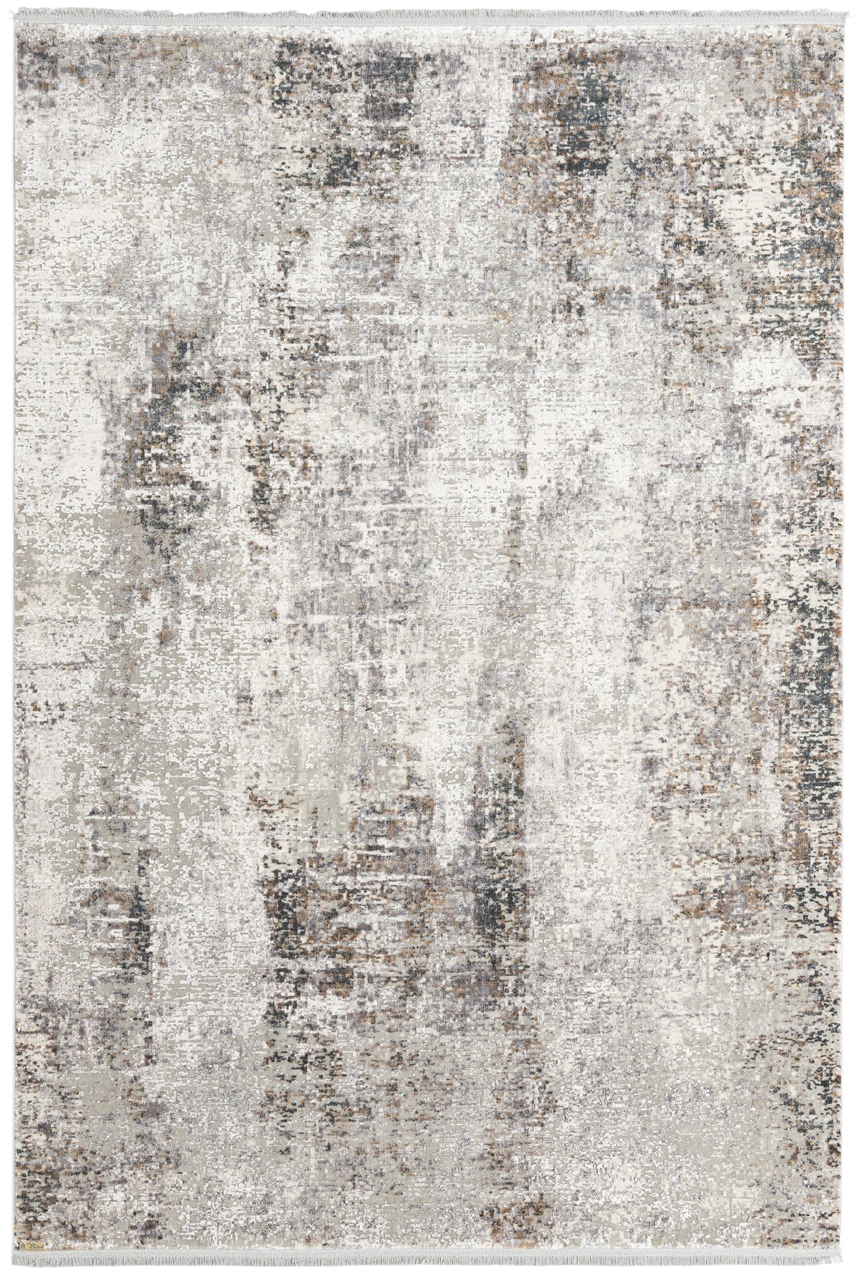 Rechteck Luxus Teppich Basel in Grau von Hadorn™ - Lifestyle Image