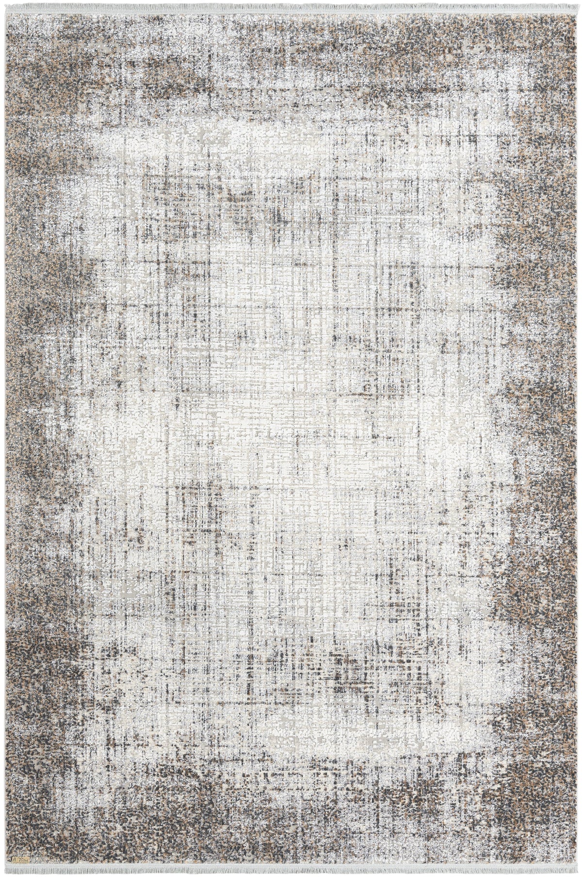 Rechteck Luxus Teppich Basel in Grau von Hadorn™ - Lifestyle Image