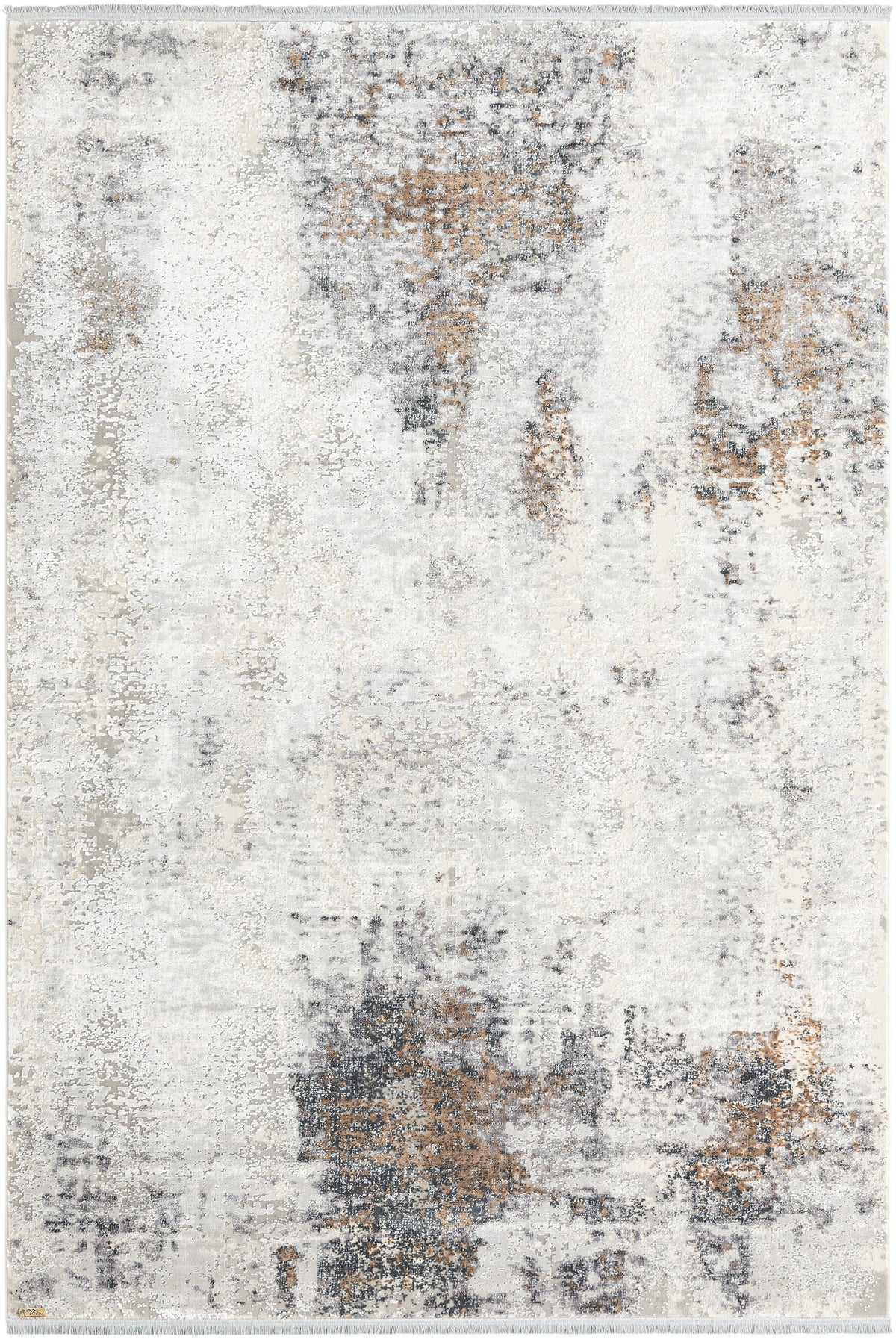 Rechteck Luxus Teppich Basel in Grau von Hadorn™ - Lifestyle Image