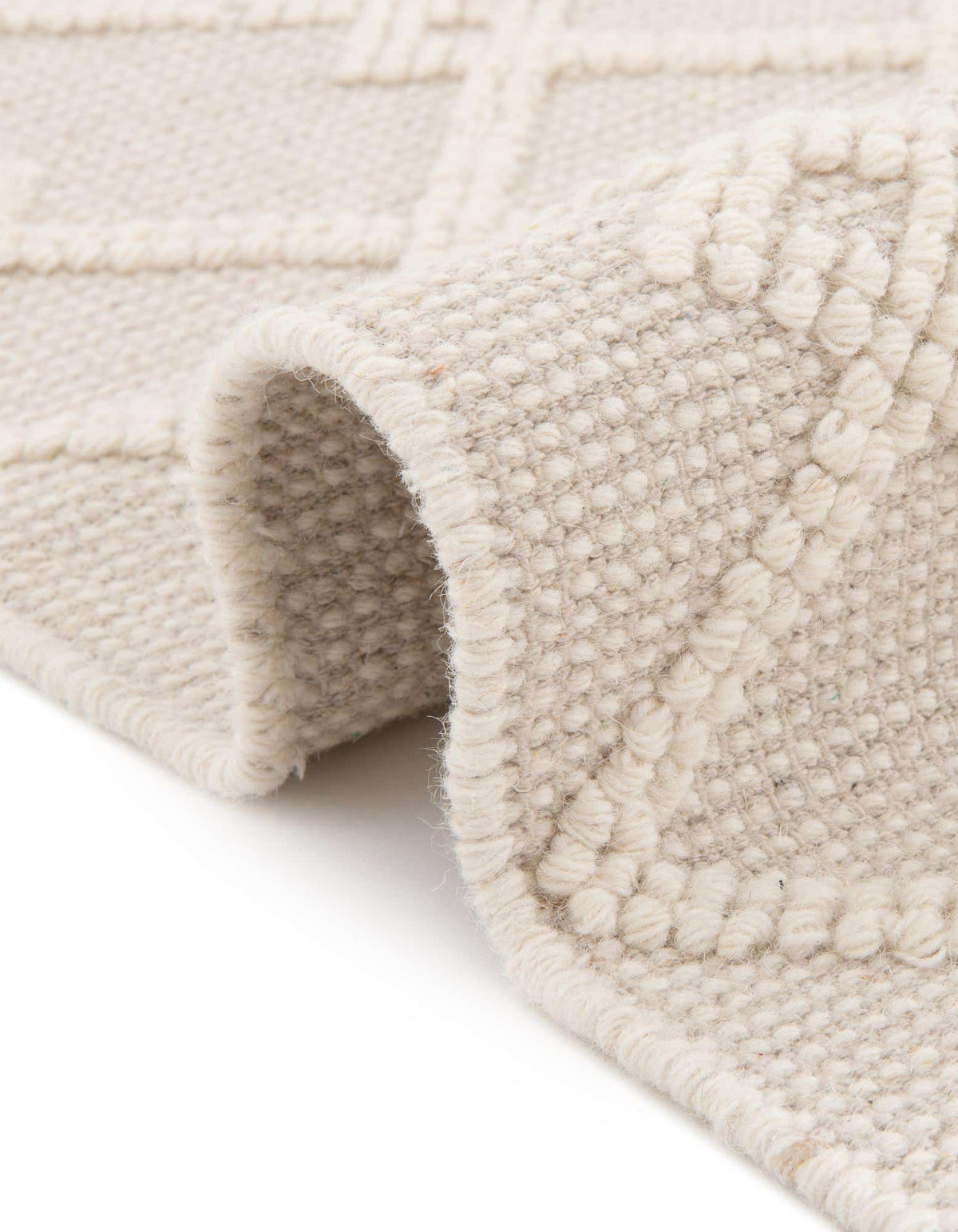 Wolle und Baumwolle Teppich Jill Zarin Dorset in Vanilleschote von Hadorn™ - Lifestyle Image