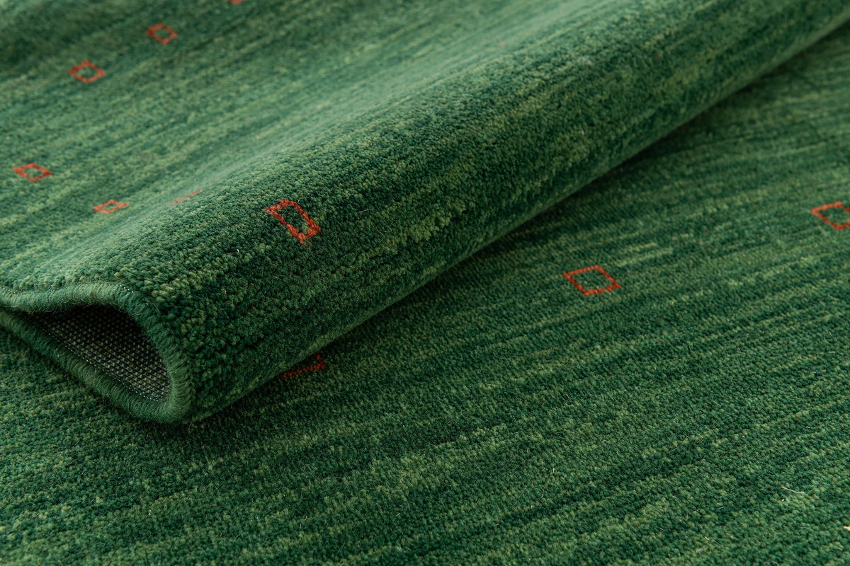 Rechteck Teppich Emmen in Grün von Hadorn™ - Lifestyle Image