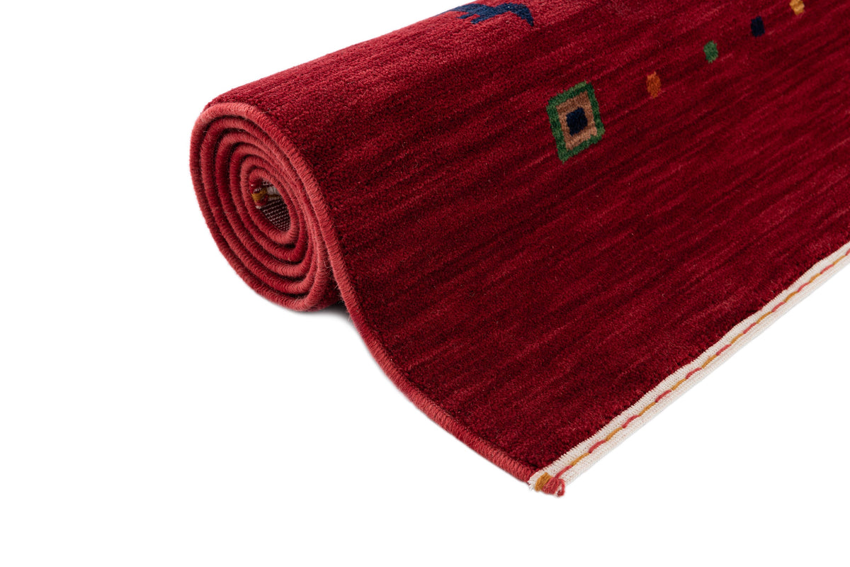 Rechteck Teppich Emmen in Rot von Hadorn™ - Lifestyle Image