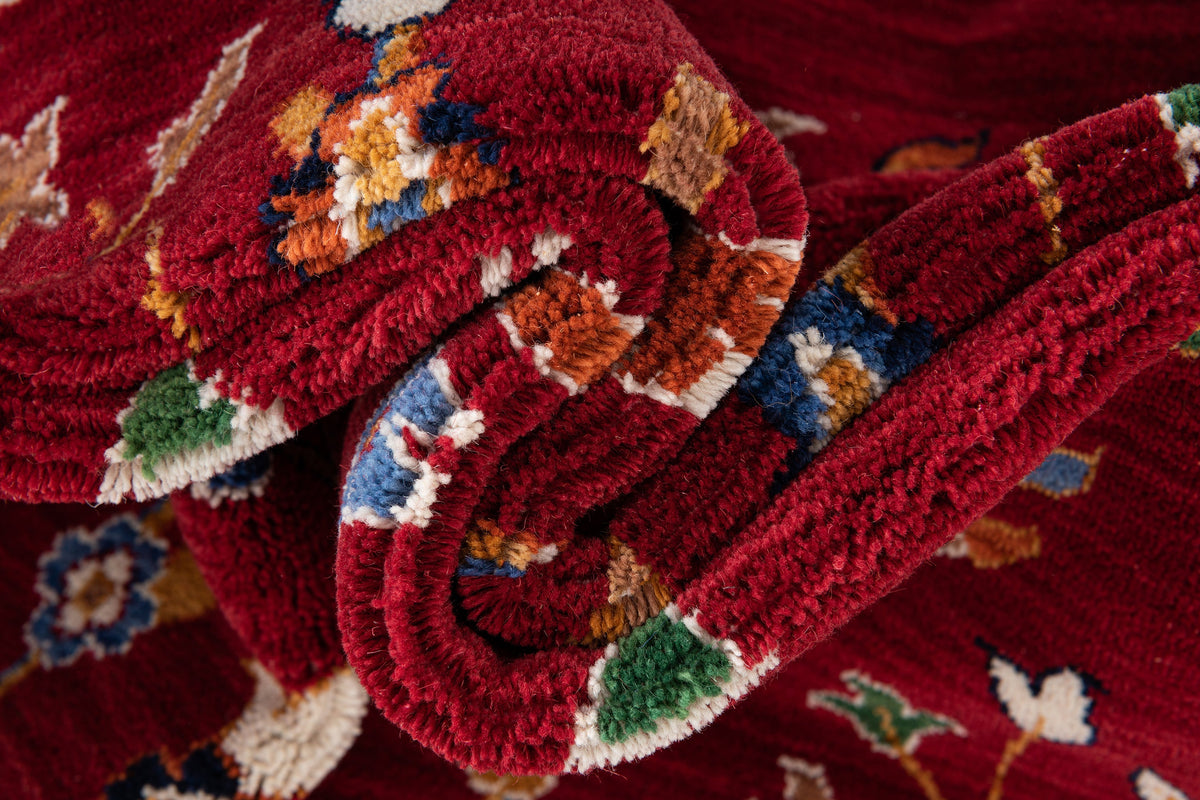 Rechteck Teppich Emmen in Rot von Hadorn™ - Lifestyle Image