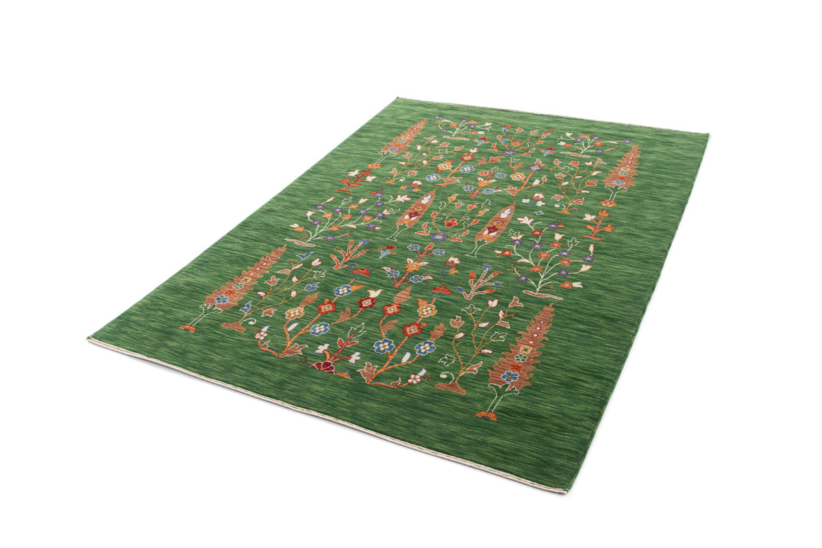 Rechteck Teppich Emmen in Grün von Hadorn™ - Lifestyle Image