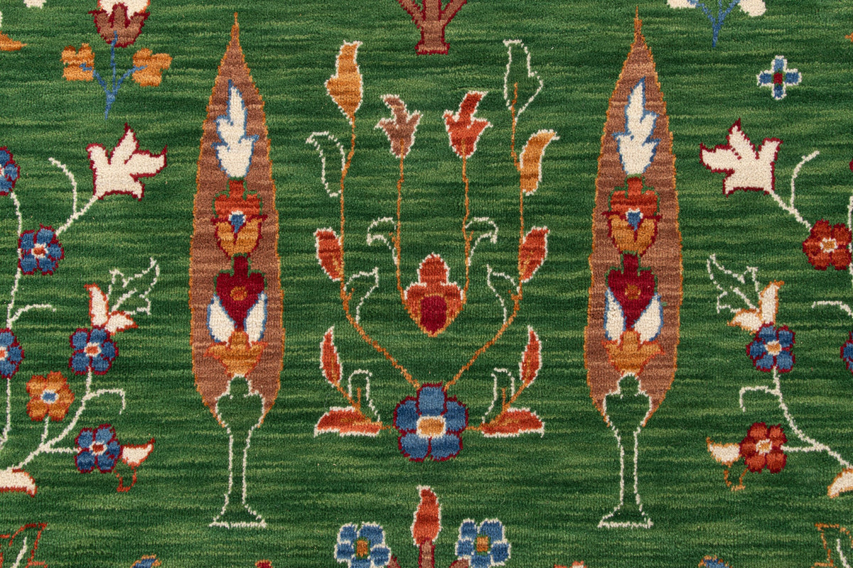 Rechteck Teppich Emmen in Grün von Hadorn™ - Lifestyle Image