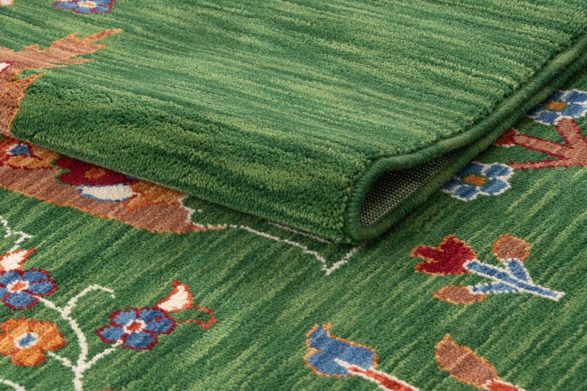 Rechteck Teppich Emmen in Grün von Hadorn™ - Lifestyle Image