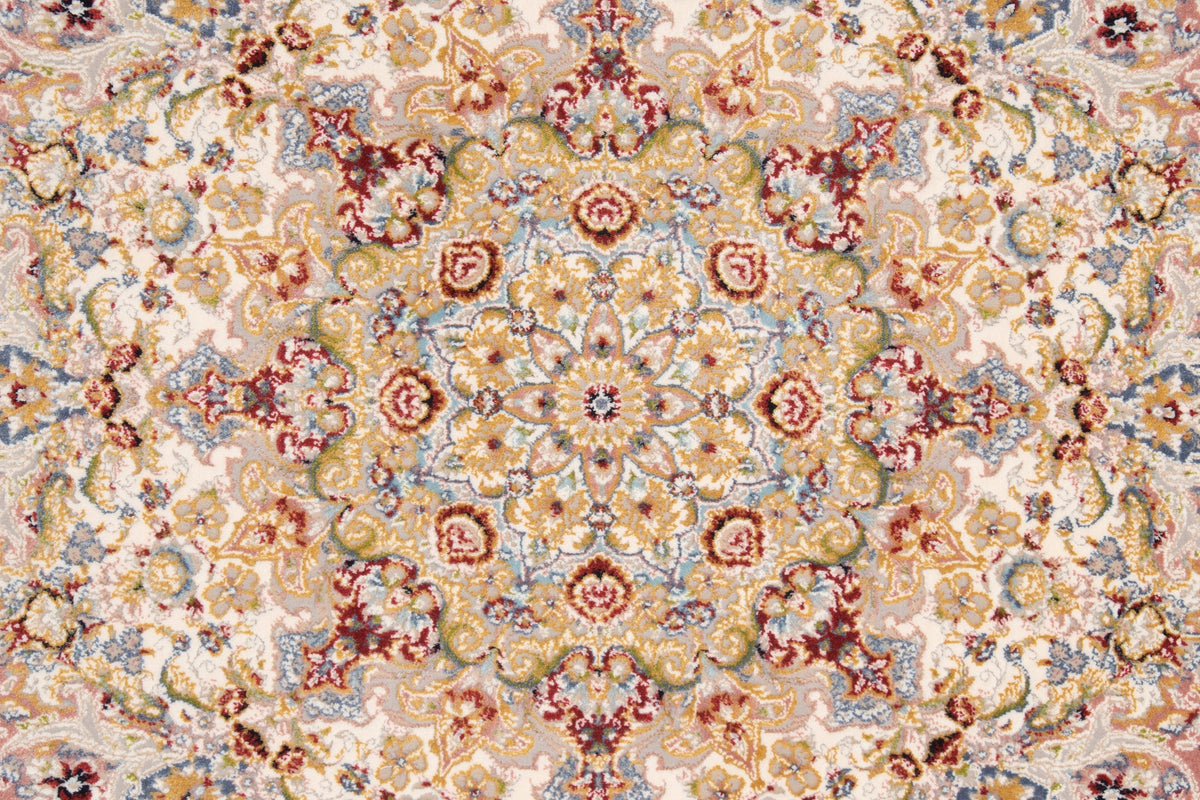 Quadratisch Teppich Moudon in Rosa von Hadorn™ - Lifestyle Image