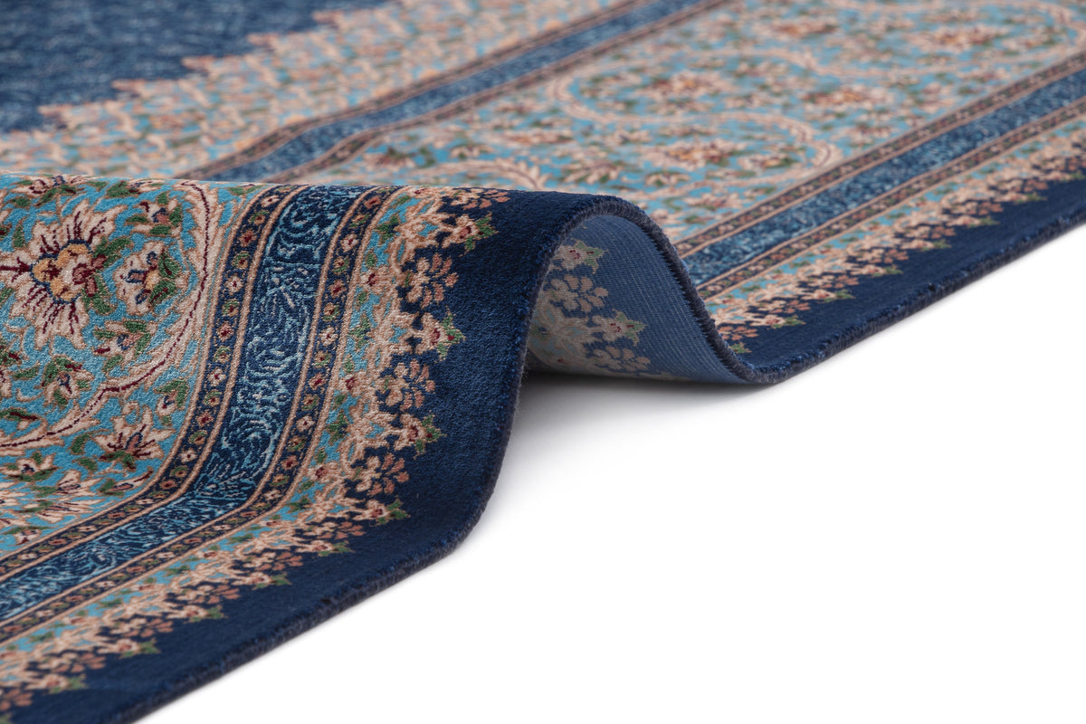 Rechteck Teppich Kalopsia Malaquita in Blau von Hadorn™ - Lifestyle Image