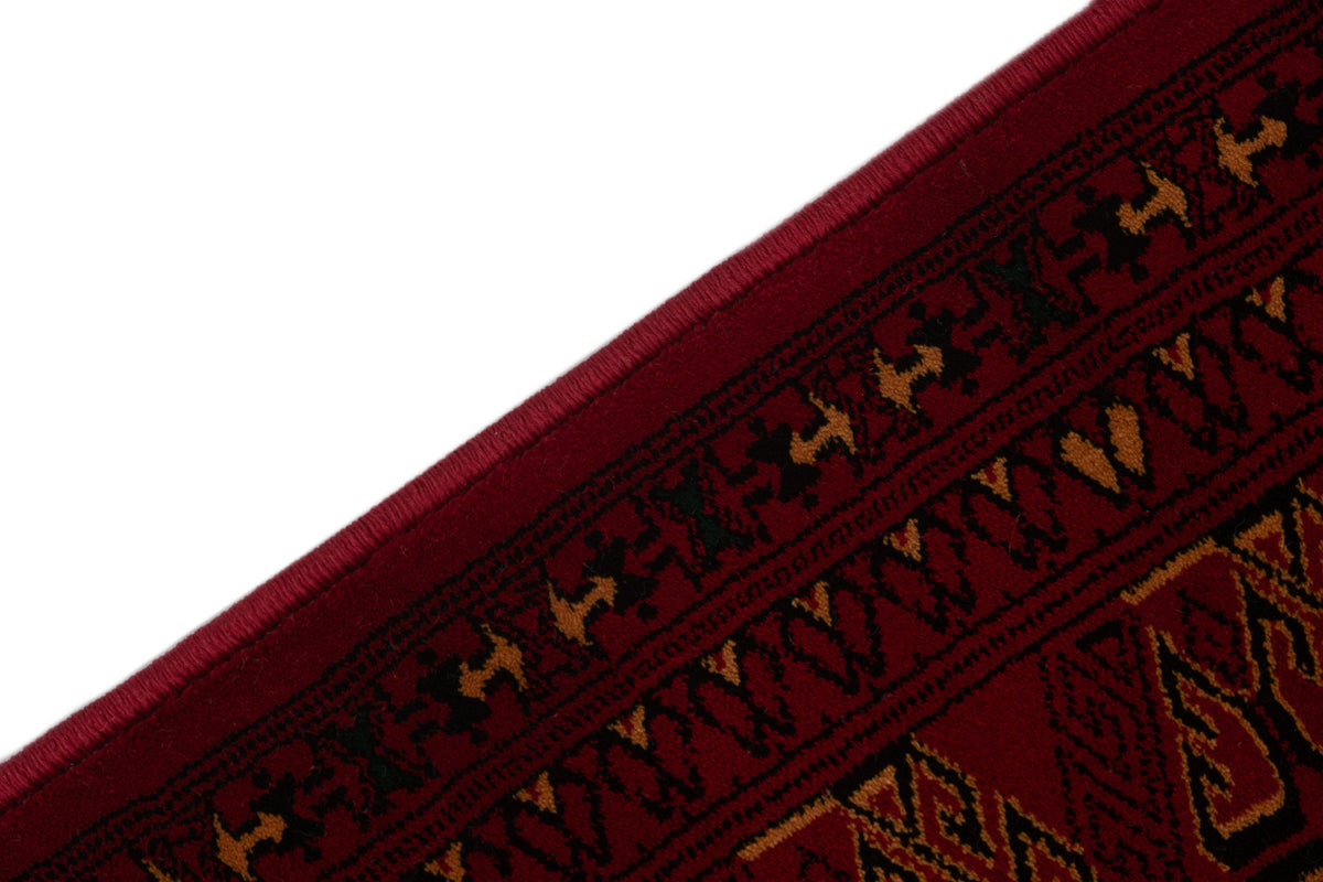 Quadratisch Teppich Sabha Anam in Rot von Hadorn™ - Lifestyle Image